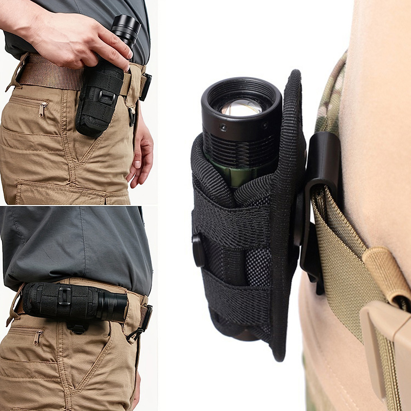 Men Accessories Kit Bag - Latarka taktyczna etui na pasek torba