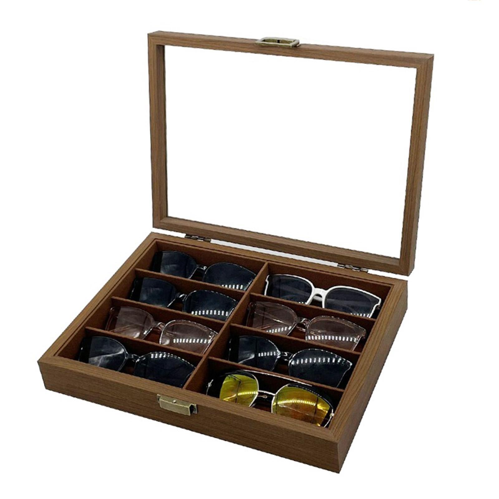 Men Accessories Drawer - Drewniany organizer na okulary przeciwsłoneczne, pojemnik