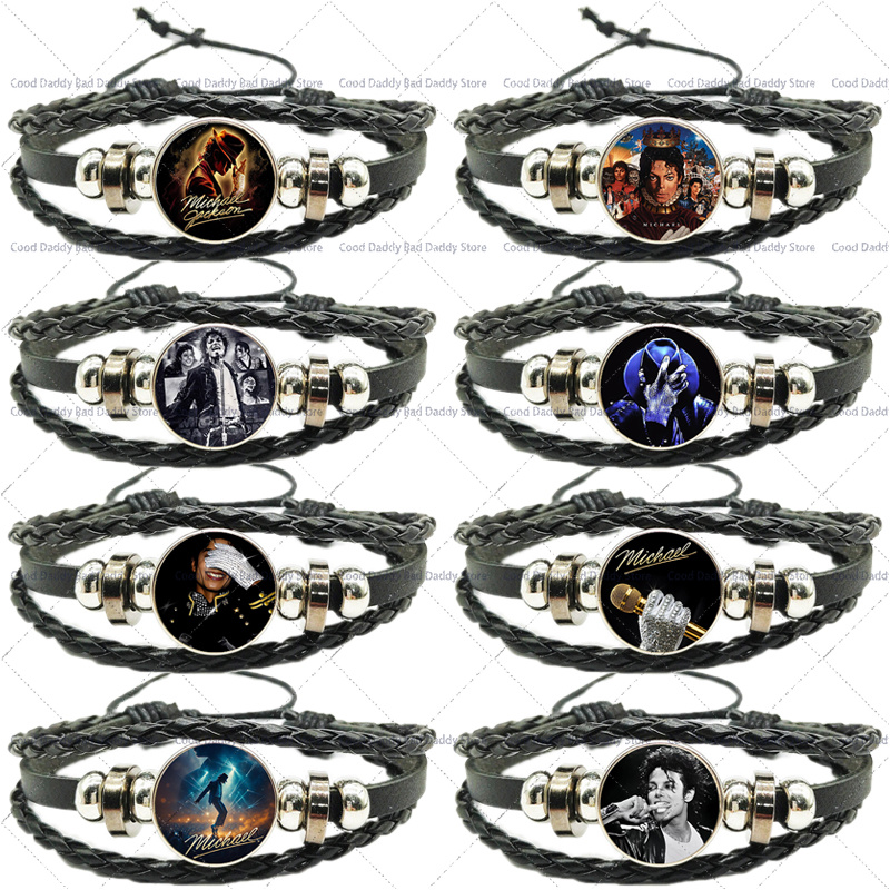 Men'S Accessories Fashion - Bransoletka Pleciona Michael Jackson Sznurkowa dla