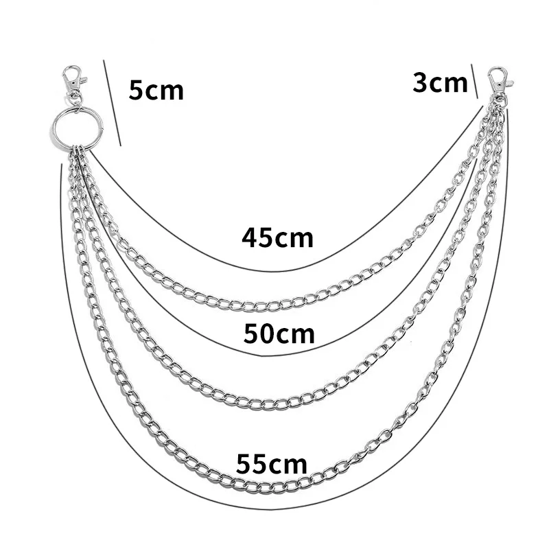 Metalowy pasek z łańcuchem, pu – Men'S Accessories Vintage recenzja i cena