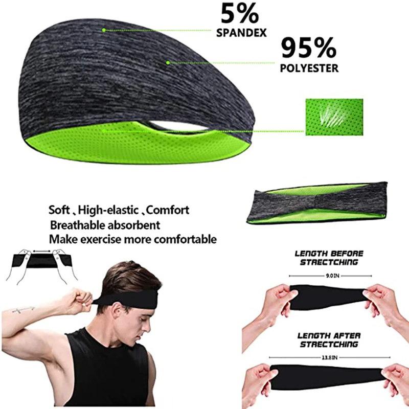 3 szt. Opaska dla mężczyzn kob – Men'S Yoga Accessories recenzja i cena