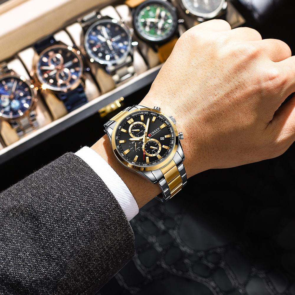 CURREN Casual Quartz Chrono Sp – Men'S Accessories Fashion recenzja i cena