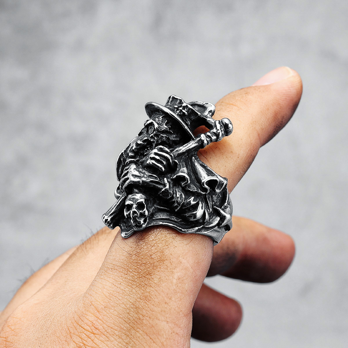 Raven Scythe Men Rings 316L St – Men'S Accessories Best recenzja i cena