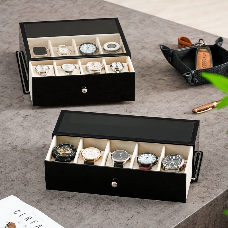 Plastikowe pudełka na zegarki  – Men Accessories Drawer recenzja i cena