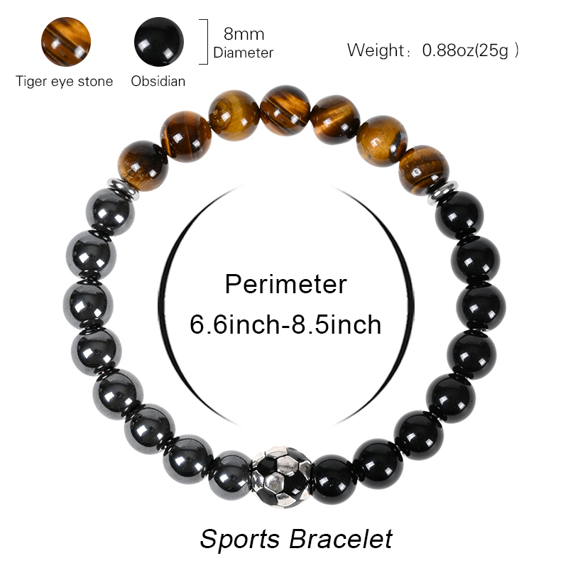 Bransoletka Piłkarska Czarny O – Men'S Accessories Gift Ideas recenzja i cena